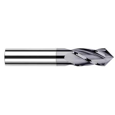 Harvey Tool 3/32 Cutter dia. x 1/2 in. x 90 Degree included Carbide Drill/End Mill, 4 Flutes, AlTiN Coated 823993-C3